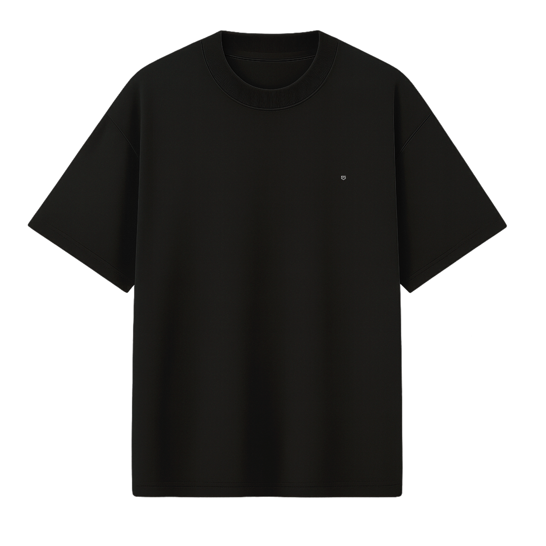 Oversized Preta - Suedine