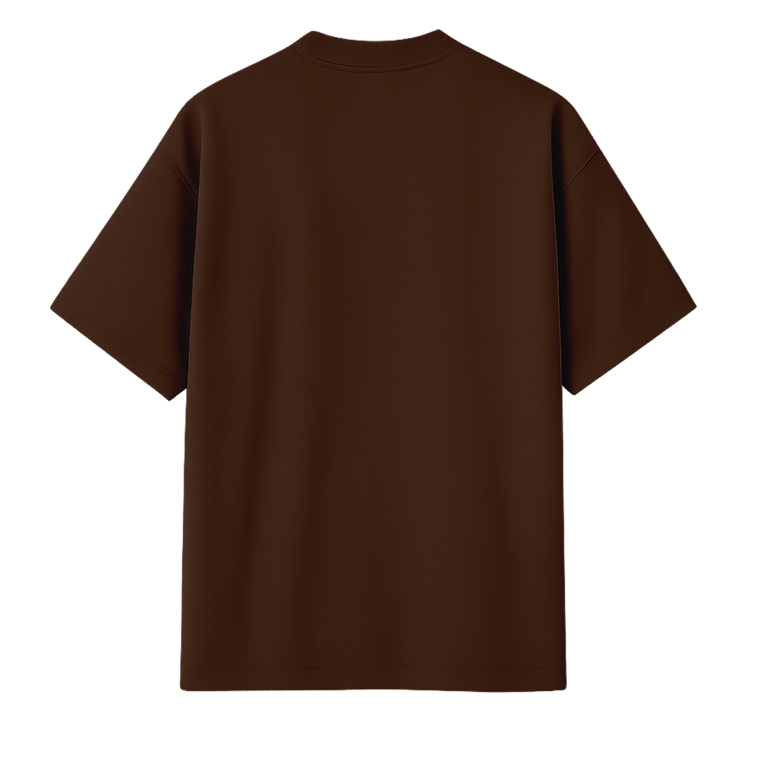 Oversized Marrom - Suedine