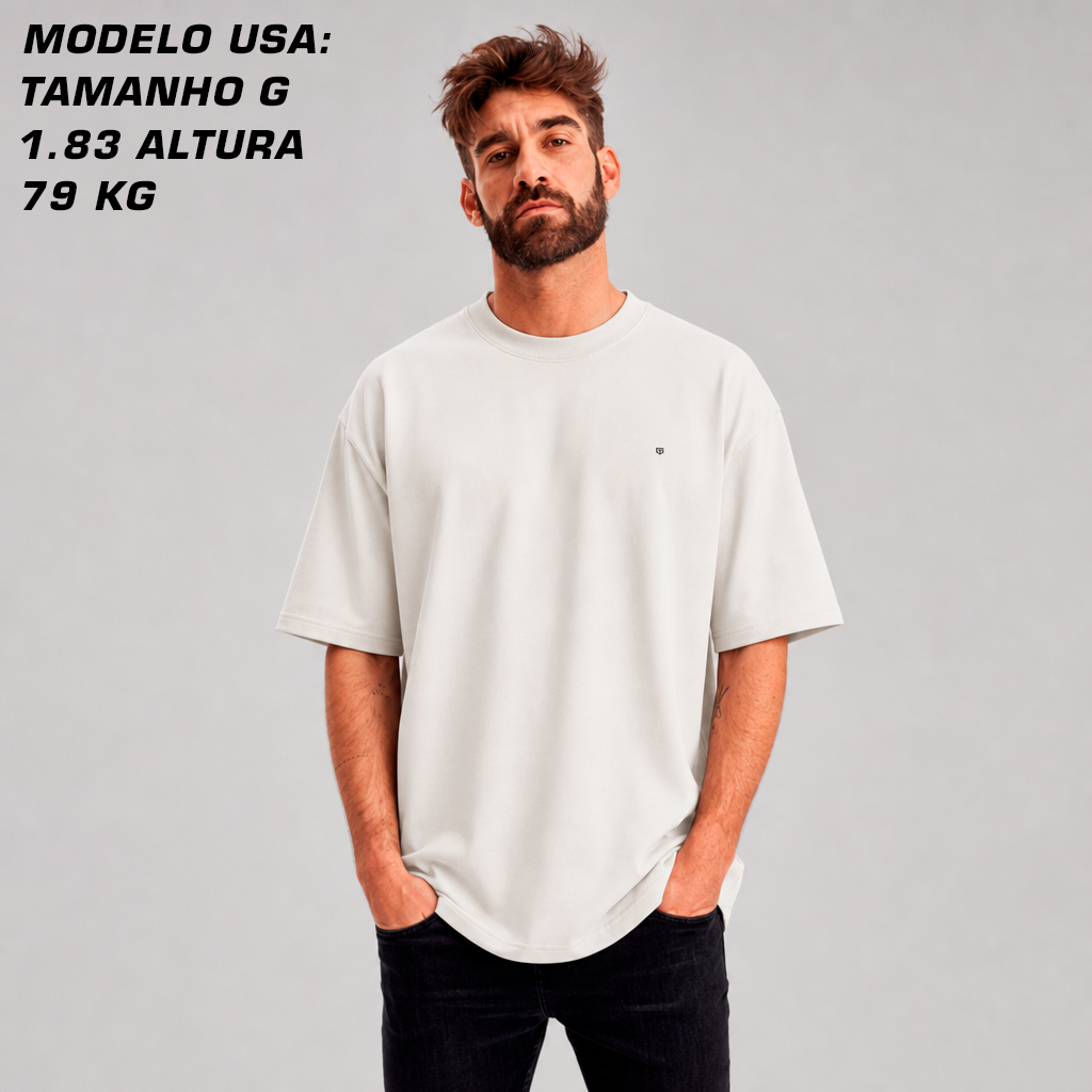 Oversized Offwhite - Suedine