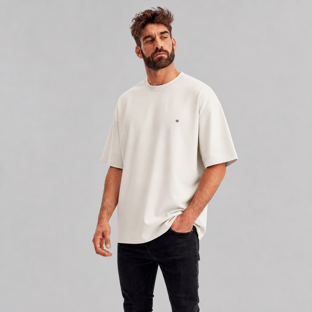 Oversized Offwhite - Suedine