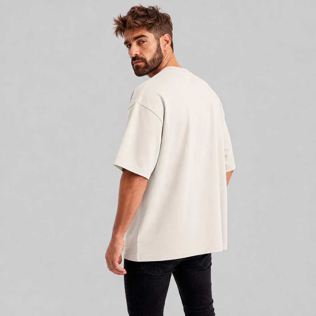 Oversized Offwhite - Suedine