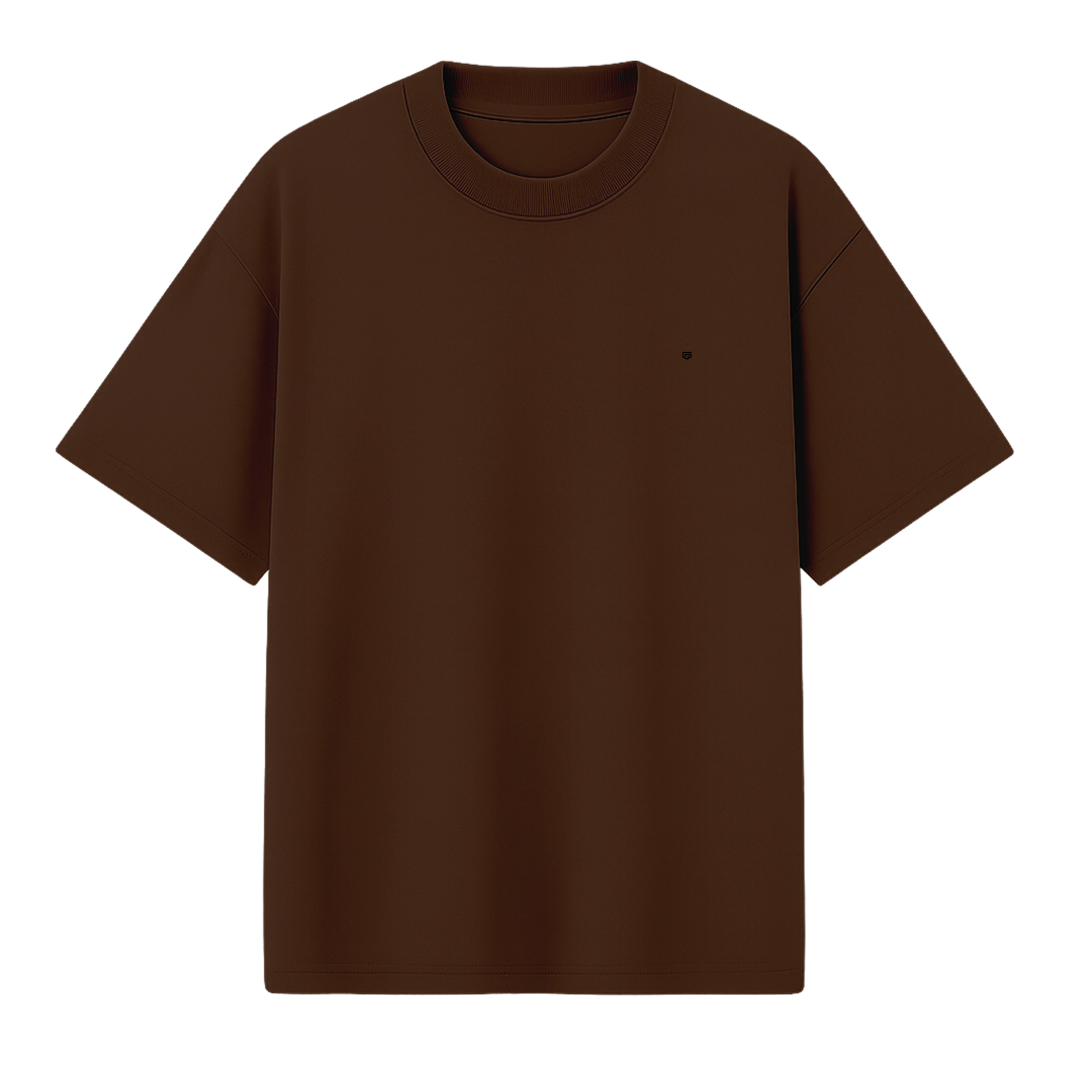 Oversized Marrom - Suedine
