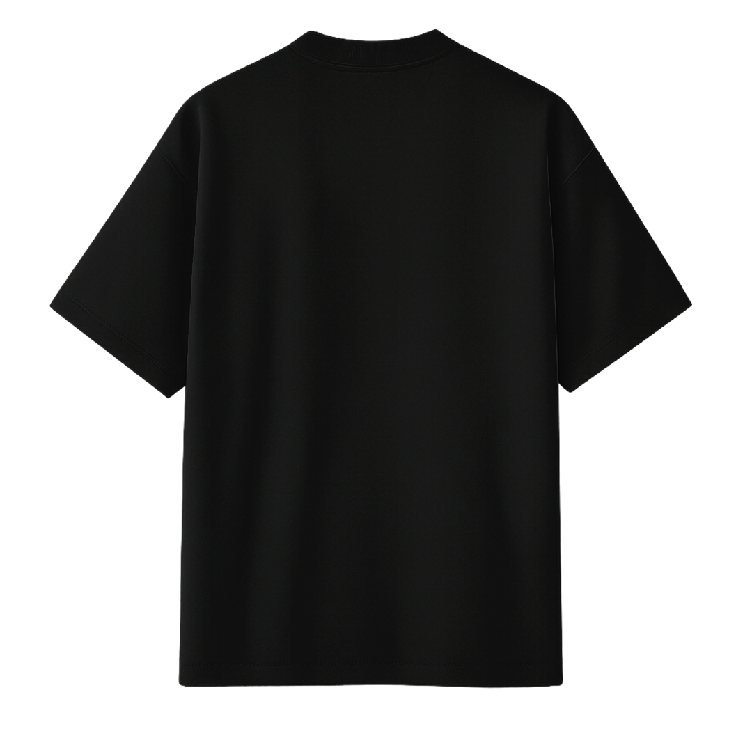 Oversized Preta - Suedine