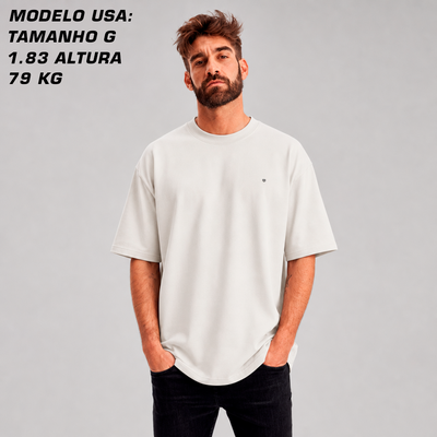 Oversized Offwhite - Suedine