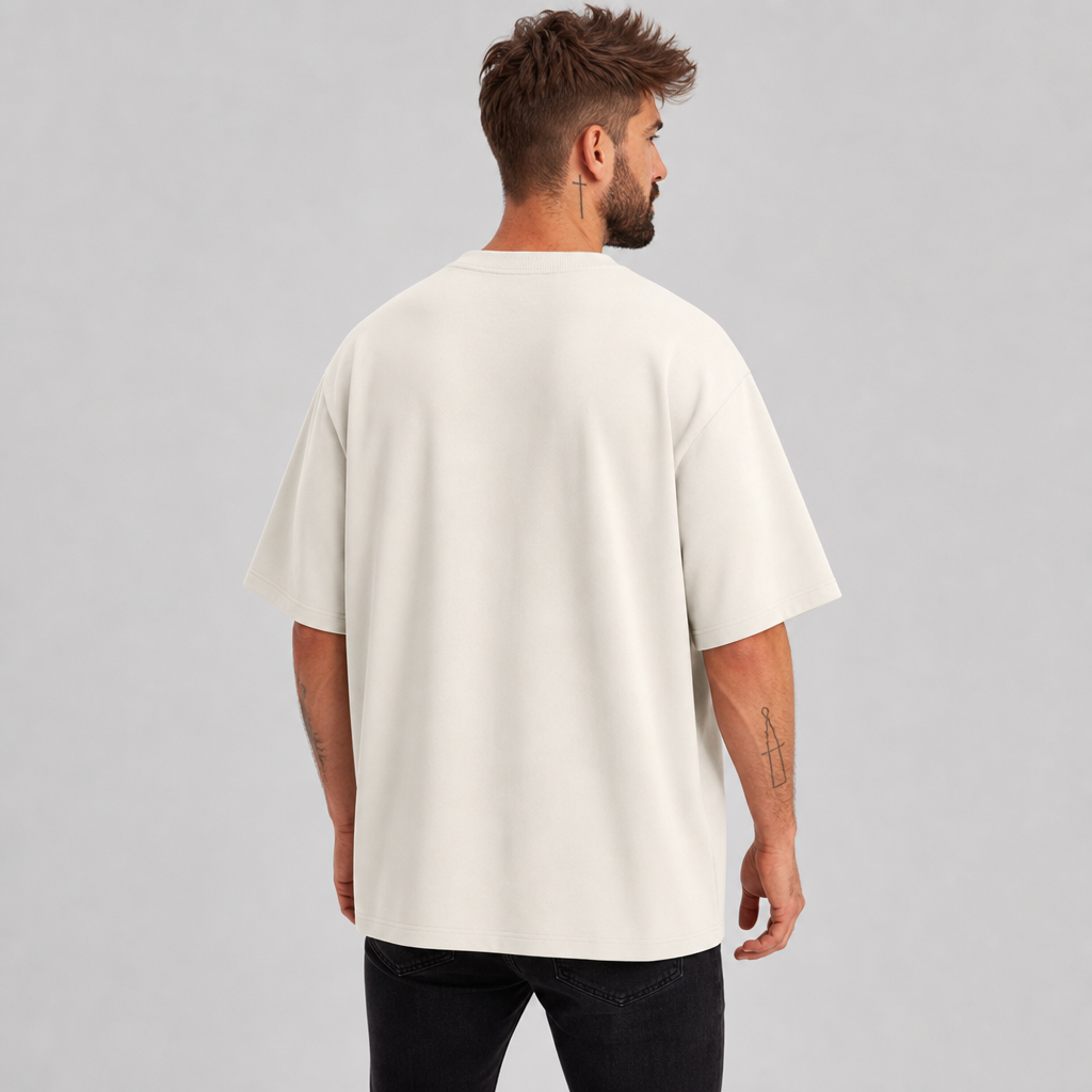 Oversized Offwhite - Suedine