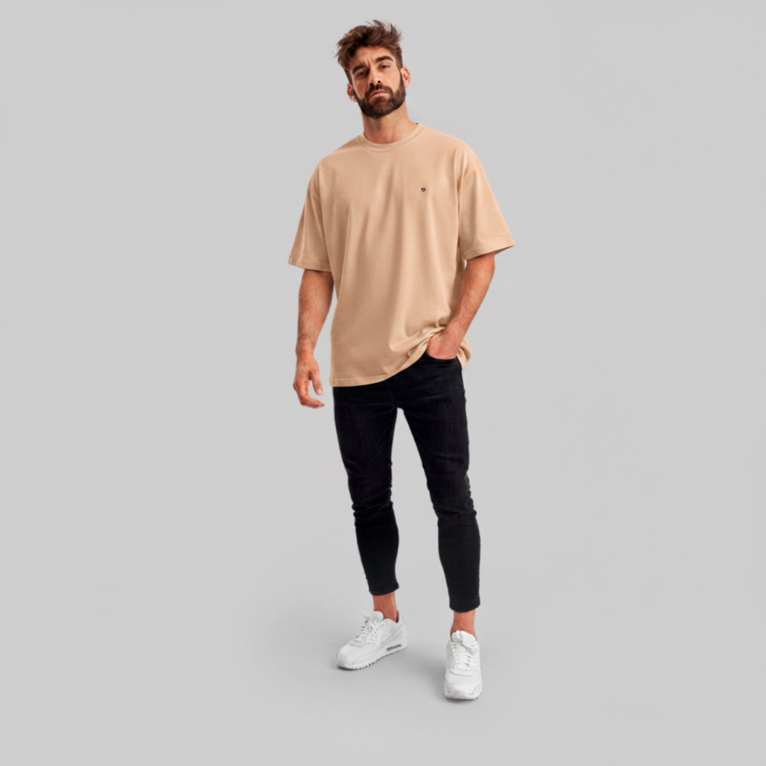 Oversized Areia - Suedine
